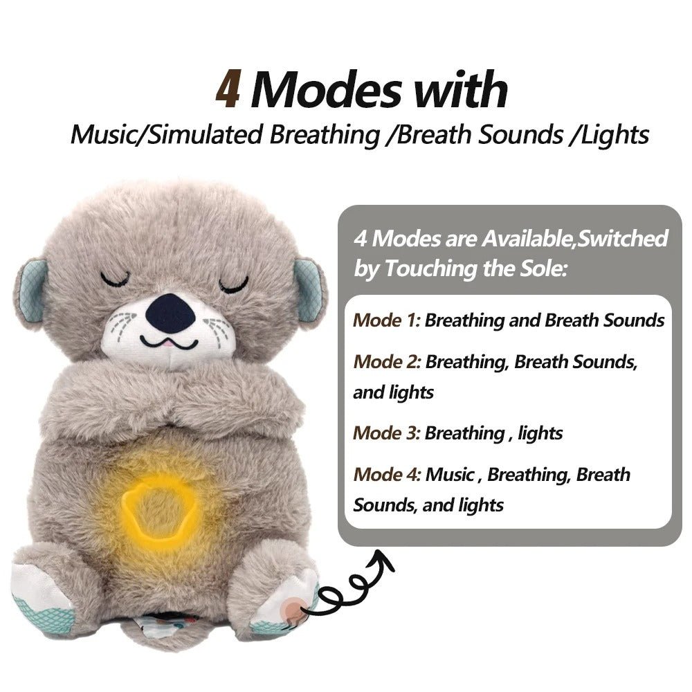 Peluche Loutre qui respire - Mamanplusbebe