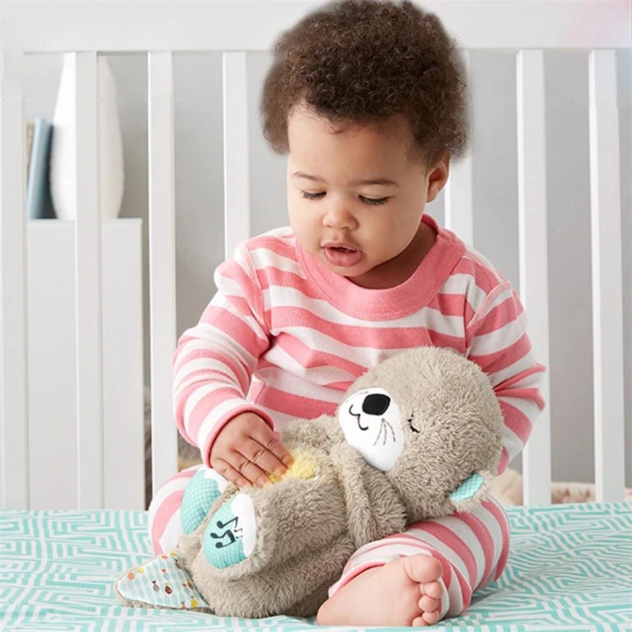 Peluche Loutre qui respire - Mamanplusbebe