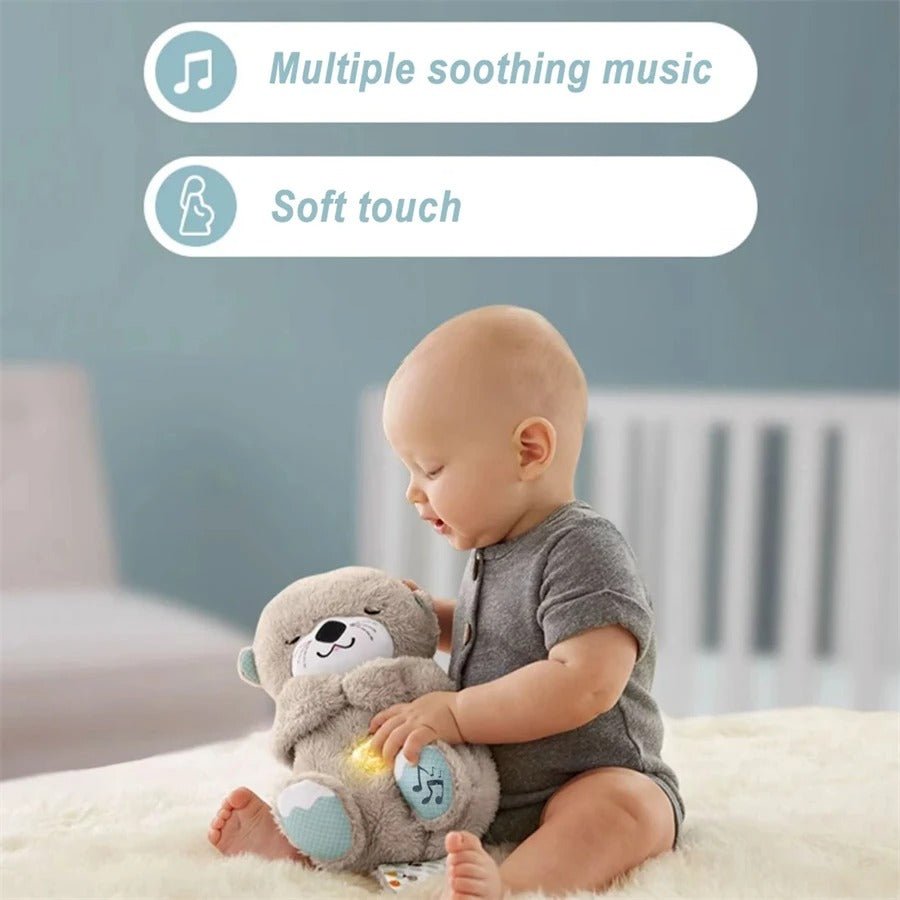 Peluche Loutre qui respire - Mamanplusbebe