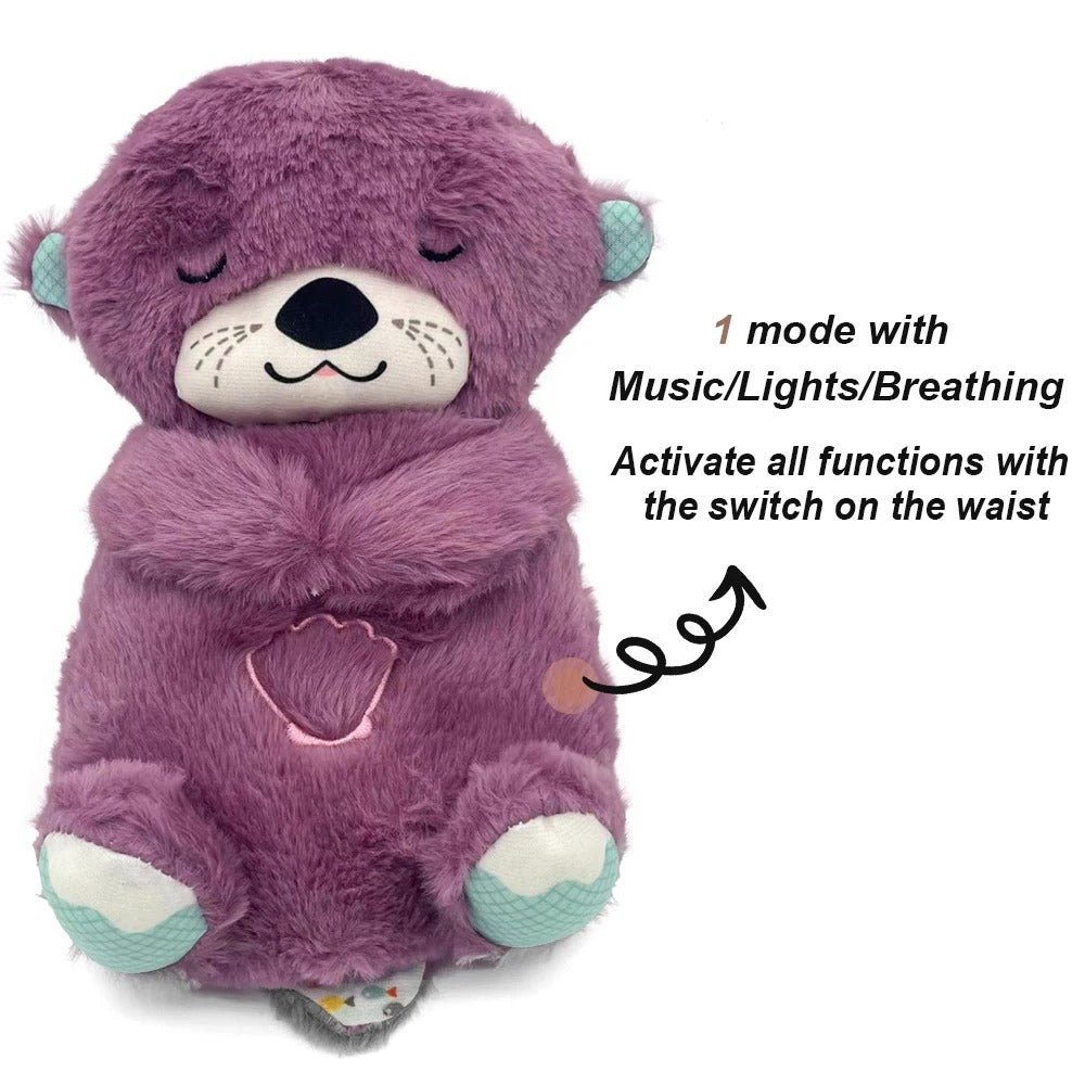 Peluche Loutre qui respire - Mamanplusbebe