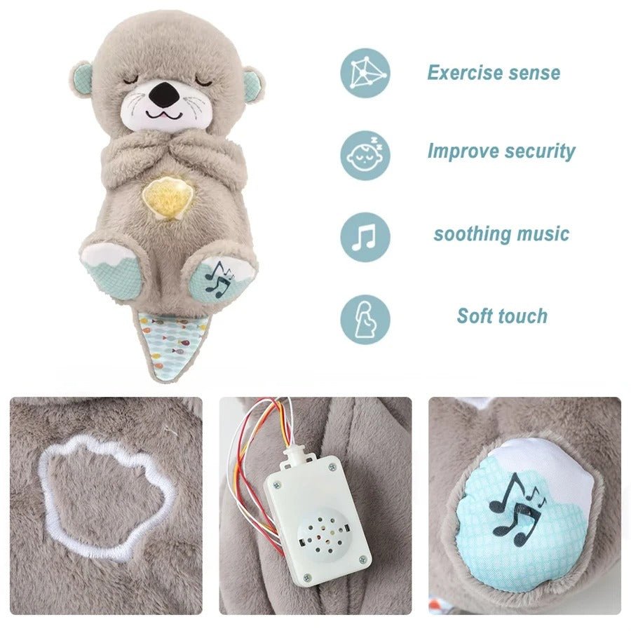 Peluche Loutre qui respire - Mamanplusbebe