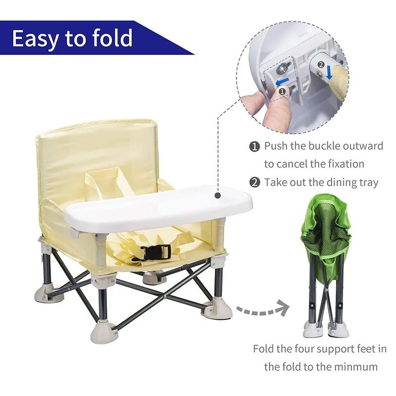 rehausseur de chaise - chaise d'appoint bébé pliable - Mamanplusbebe