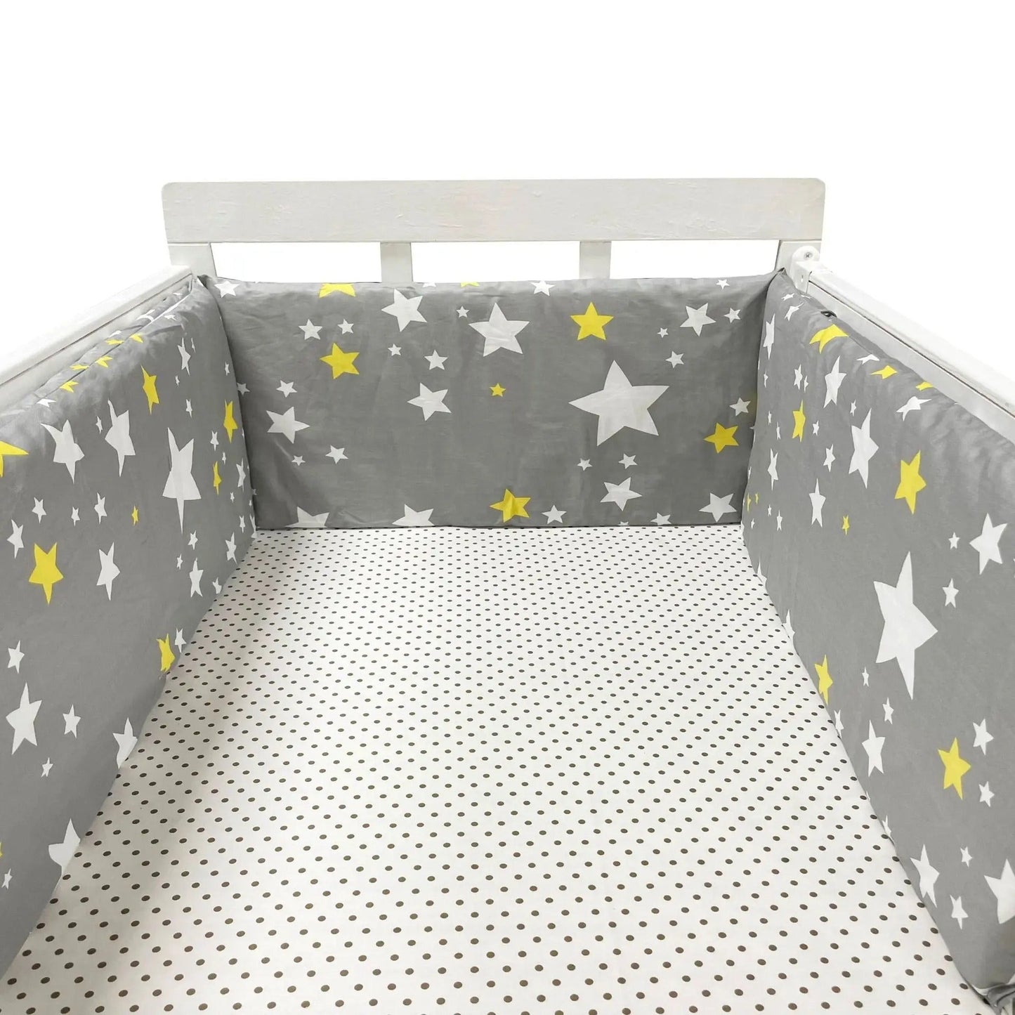 tour de lit bébé cocooning étoilé - Mamanplusbebe