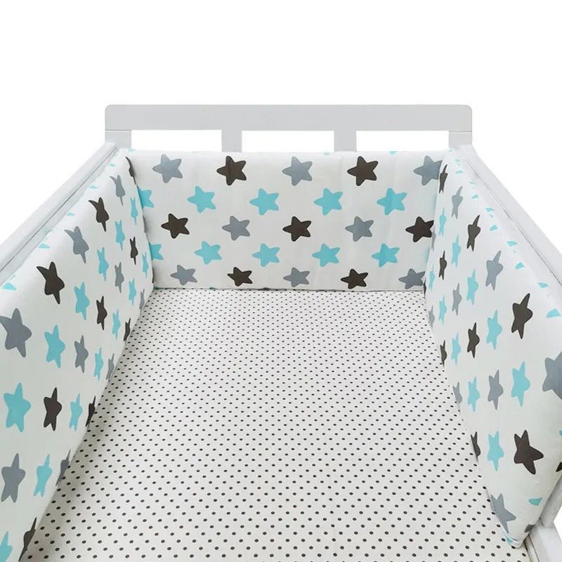 tour de lit bébé cocooning étoilé - Mamanplusbebe