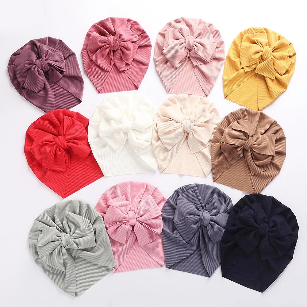 turban bebe fille - gros noeud - Mamanplusbebe