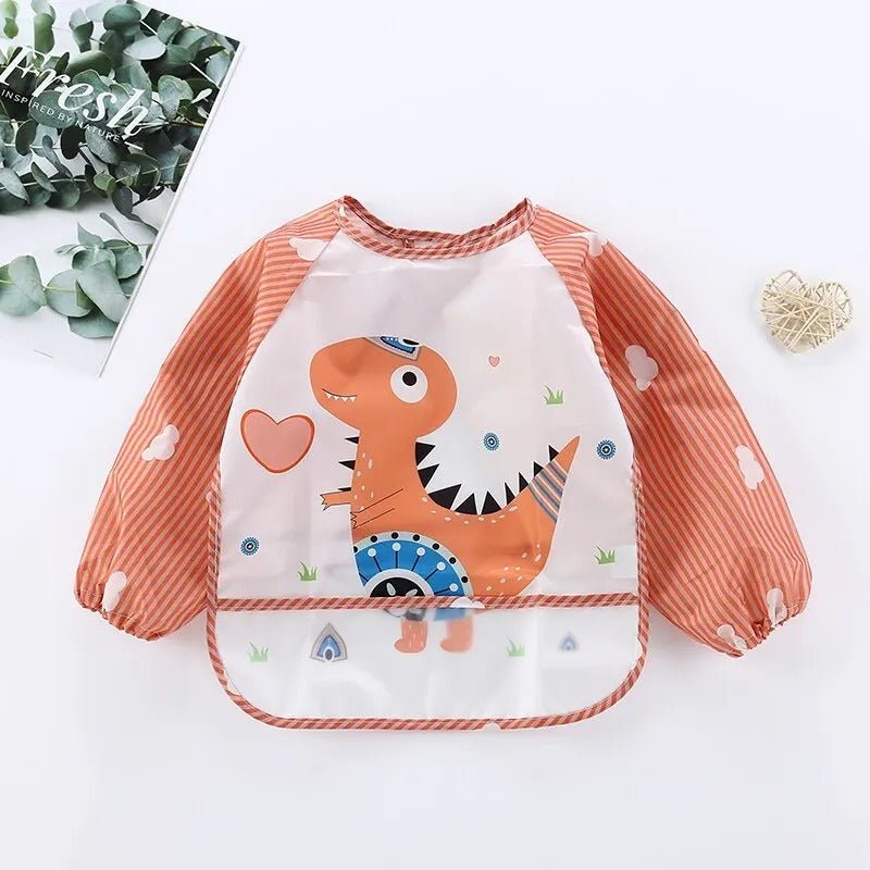 Bavoir manche longue bebe - Mamanplusbebe