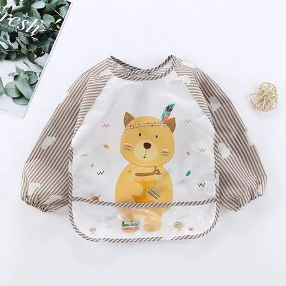 Bavoir manche longue bebe - Mamanplusbebe