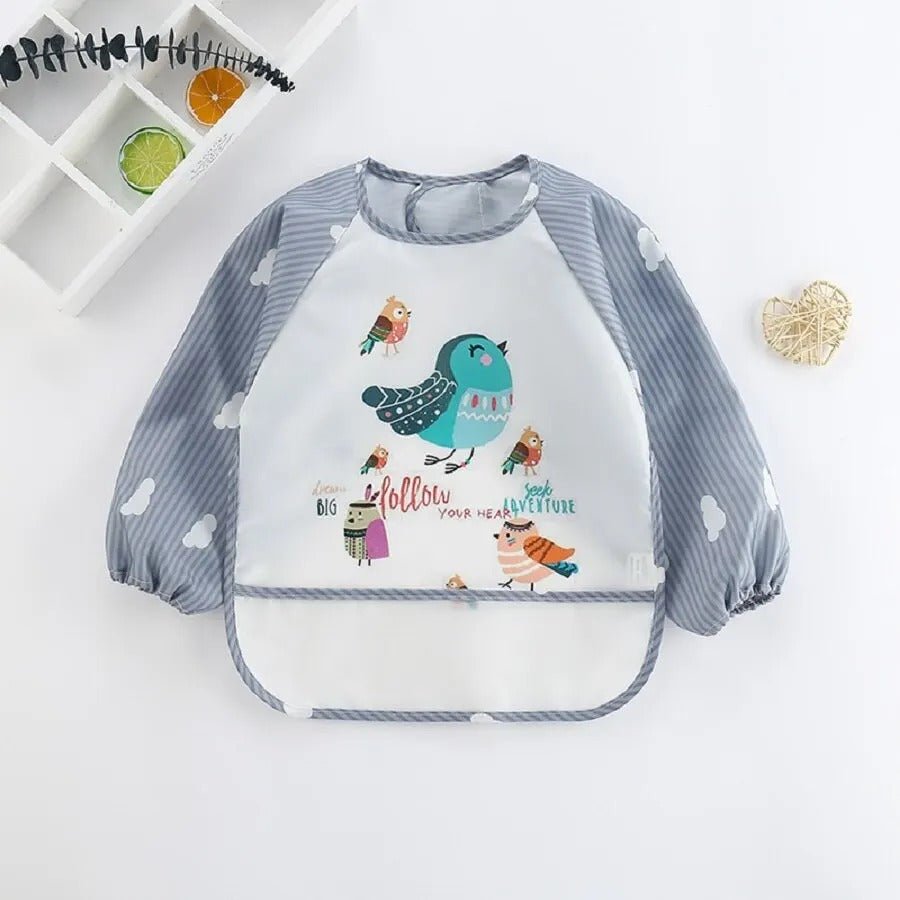 Bavoir manche longue bebe - Mamanplusbebe