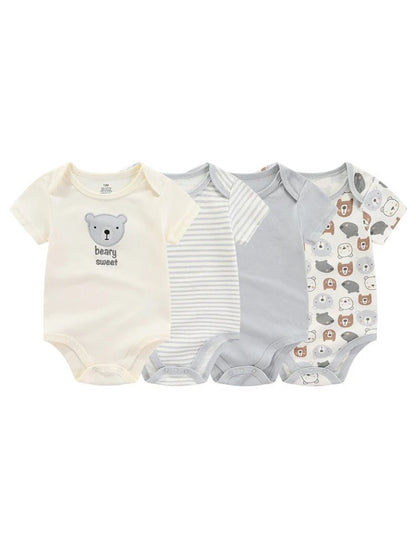 body bebe - manches courtes - lot de 4 - Mamanplusbebe