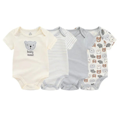 body bebe - manches courtes - lot de 4 - Mamanplusbebe