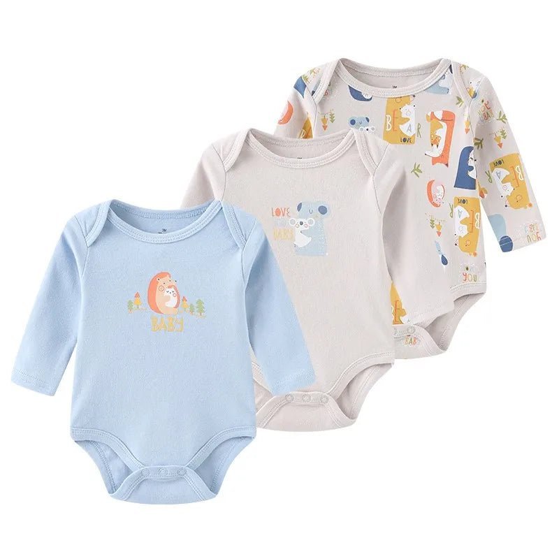 body bebe manches longues - lot de 3 - Mamanplusbebe