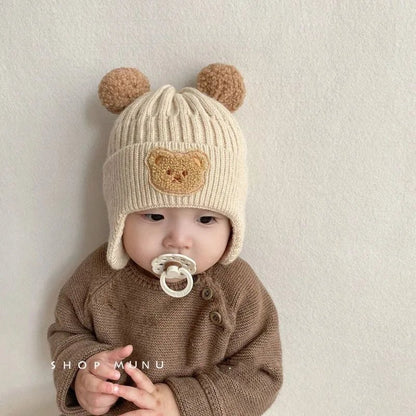 bonnet bebe petit ourson - Mamanplusbebe