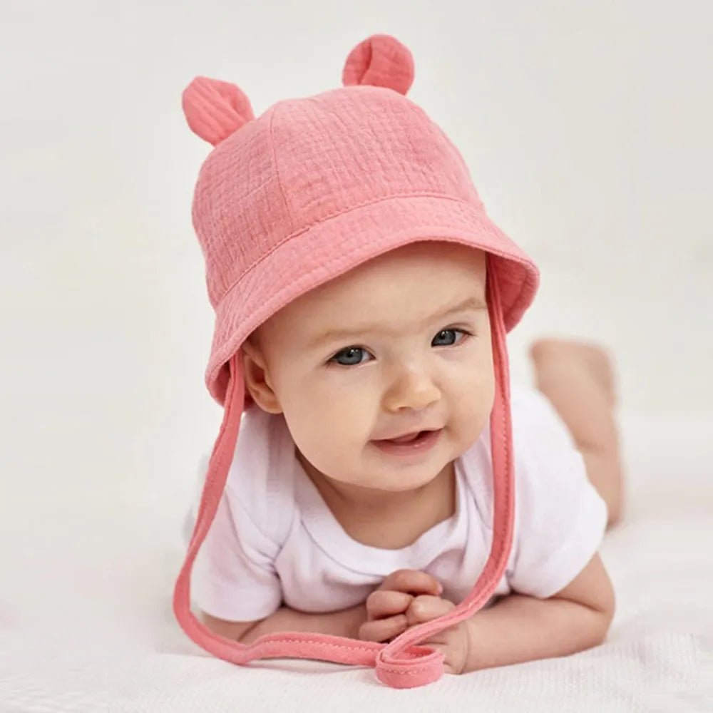 chapeau bebe avec attache au cou - Mamanplusbebe