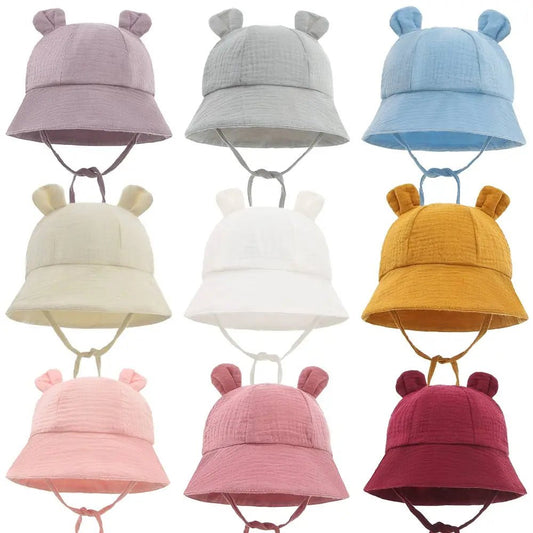 chapeau bebe avec attache au cou - Mamanplusbebe