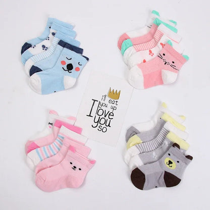 chaussettes bebe - lot de 5 paires - Mamanplusbebe