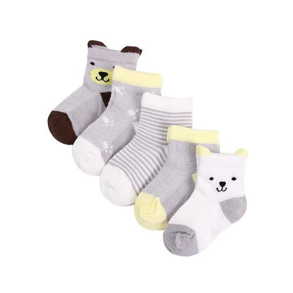 chaussettes bebe - lot de 5 paires - Mamanplusbebe