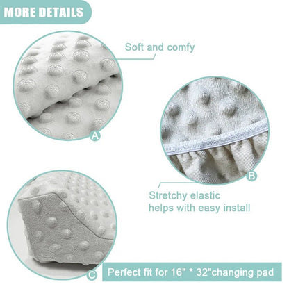 Housse matelas à langer - lot de 2 - en coton - Mamanplusbebe