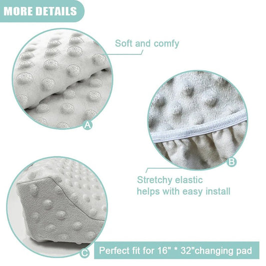 Housse matelas à langer - lot de 2 - en coton - Mamanplusbebe
