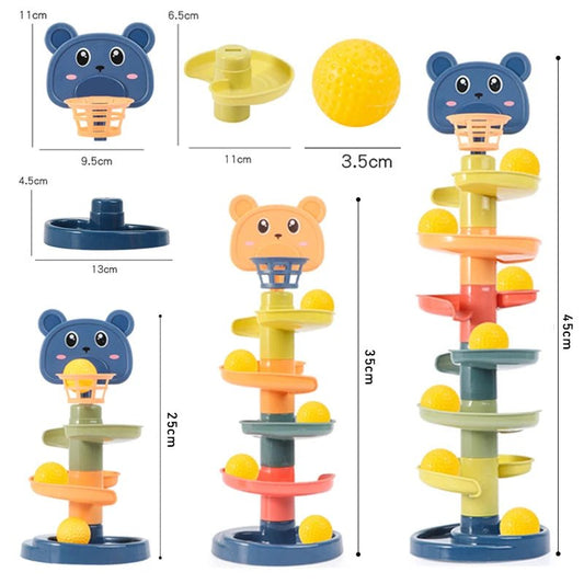 jouet eveil bebe - circuit pour balles - Mamanplusbebe