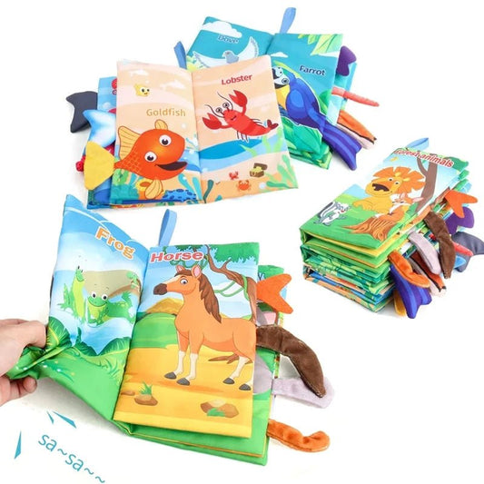 livre pour bebe en tissu - Mamanplusbebe