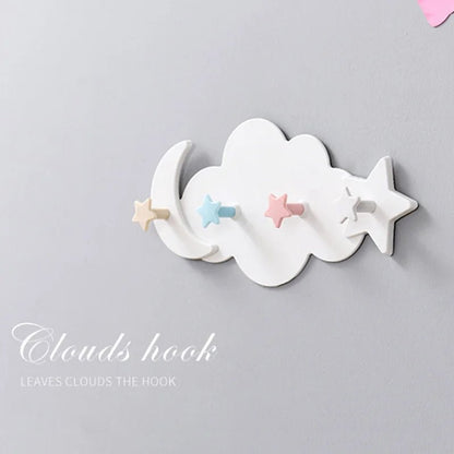 patere mural nuage adhesive - Mamanplusbebe
