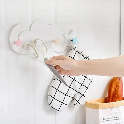 patere mural nuage adhesive - Mamanplusbebe