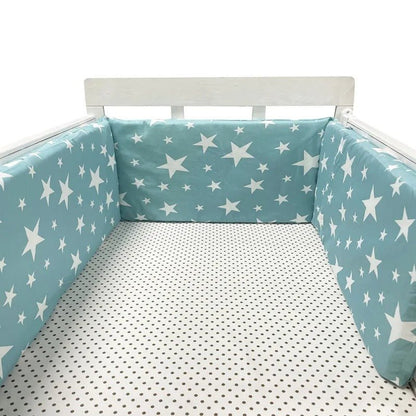 tour de lit bébé cocooning étoilé - Mamanplusbebe