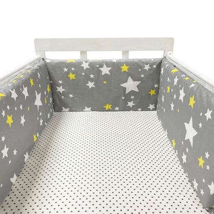tour de lit bébé cocooning étoilé - Mamanplusbebe