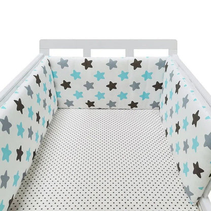 tour de lit bébé cocooning étoilé - Mamanplusbebe